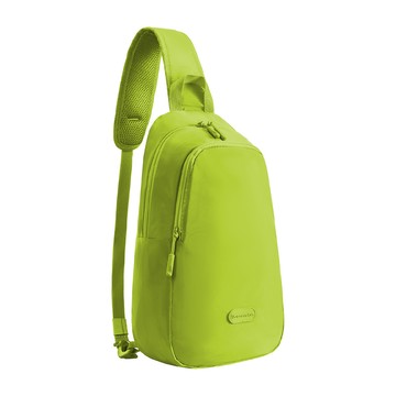 《TRAVELON》輕便雙層斜背胸包(萊姆綠)