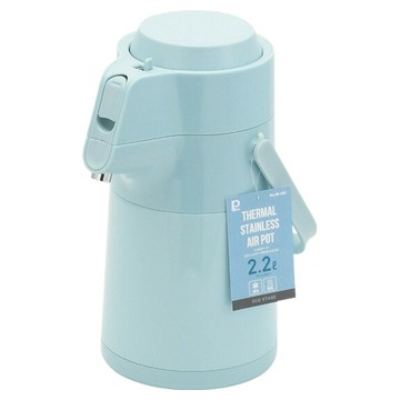 PEARL LIFE 珍珠金屬 Eco Stage 不鏽鋼保溫壺 HB-6761  冰藍色  2.2L  1支