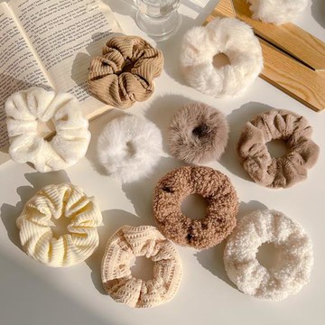 夏季森系大腸發圈女高級感頭繩2025新款頭花發飾皮筋扎頭發繩頭飾