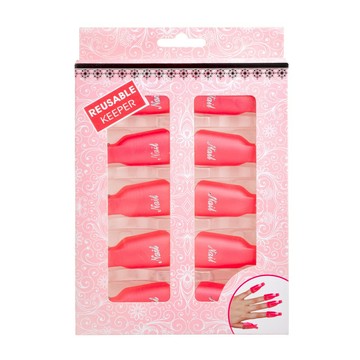 MEKO 凝膠卸甲夾(10入) AA-040 /卸甲套 (福利品)【官方旗艦館】