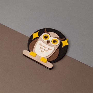 【 DIY 輕手作】壓電公仔 - 貓頭鷹