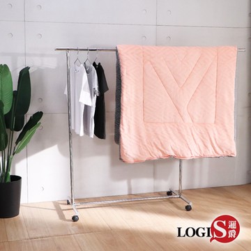 LOGIS邏爵家具－生活王單桿伸縮移動衣架 不鏽鋼衣架 掛衣架 吊衣架 曬衣桿 晾衣架 曬衣架【HH-P】