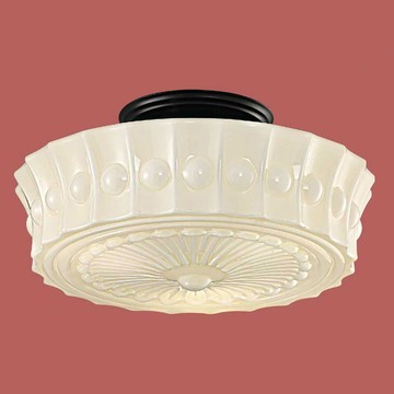 復古壓花玻璃吸頂燈 C01-39-71171