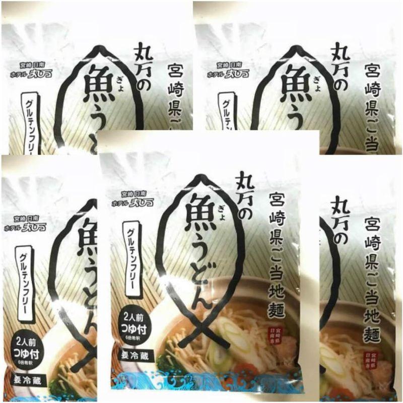 日南名産 丸万 魚うどん 200g（2人前）5袋