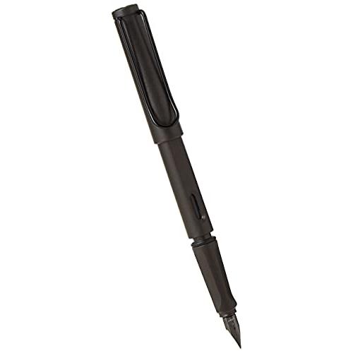 Lamy サファリ 万年筆 (17F) アンバー   ブラック インクカートリッジ (1203886)