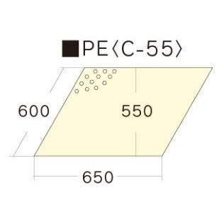 (2000枚) 中部農材 CNK ポリキャップ 有孔 ホットキャップ 苗キャップ PE (C-55) 550×650mm