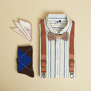 黑禮帽 | 復古直紋麻襯衫 - 一看就知道你很會穿衣服的直紋襯衫