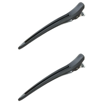 MUJI 無印良品 台灣公司貨 鶴嘴夾 大  2支  灰色