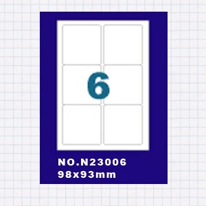 滿額現折180★(5包)OGI A4標籤貼紙2欄3列/50張入 四邊圓角留邊 雷射.噴墨.點距陣各式列表機專用 標籤貼紙No.N23006