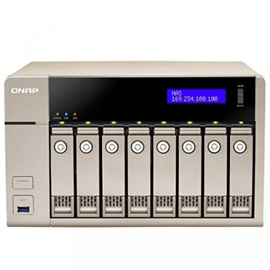 データストレージ QNAP 6-Bay AMD x86-based NAS, Quad Core 2.4GHz, 2