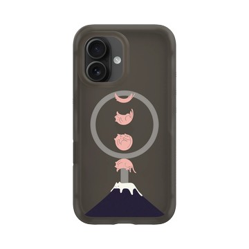 iPhone 16 AirX 本質黑 - ilovedoodle (Lim Heng Swee) - Cat Landscape - 月光倒影