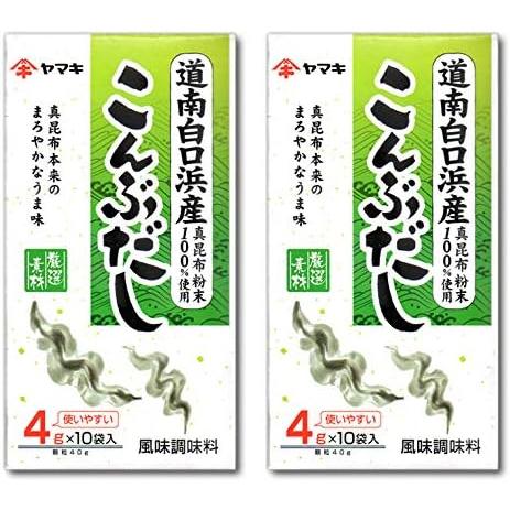 ヤマキ 道南白口浜産 こんぶだし 4g*10 60個入