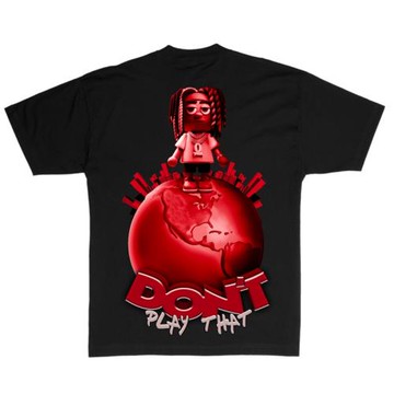 King Von說唱歌手Dayvon Bennett 美式潮牌高街嘻哈寬松短袖T恤