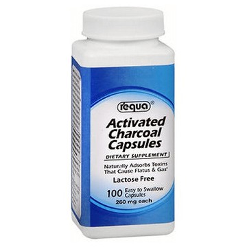 Activated Charcoal 100 Tabs by Requa