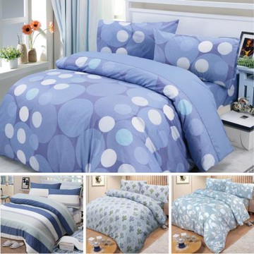 Indian 純棉雙人加大兩用被床包四件組-多款任選(台灣製)