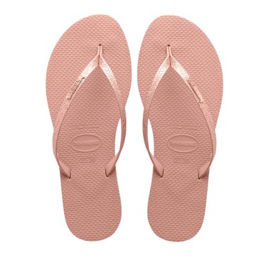havaianas 哈瓦士 巴西人字拖 女款 You shine 粉 金屬LOGO 涼鞋 拖鞋 夾腳拖 海灘鞋＊夏日微風＊