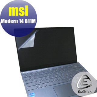 EZstick MSI Modern 14 B4MW 適用 靜電式筆電LCD液晶螢幕貼 14.4吋寬 螢幕貼