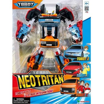 【美國媽咪】機器戰士 宇宙奇兵 NEW TOBOT NEO TRITAN 機器人 XYZ 三機合體 現代汽車 變型機器人