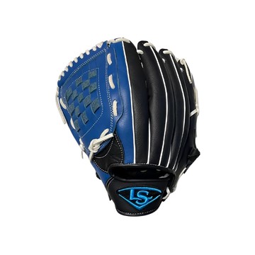 LOUISVILLE Slugger LS 棒壘手套 BG 2.0系列 全封型 反手 黑藍色  ONE SIZE  1個