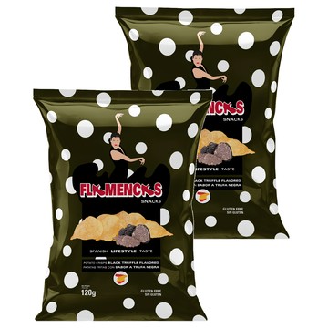FLAMENCAS SNACKS 黑松露風味洋芋片  120g  2包