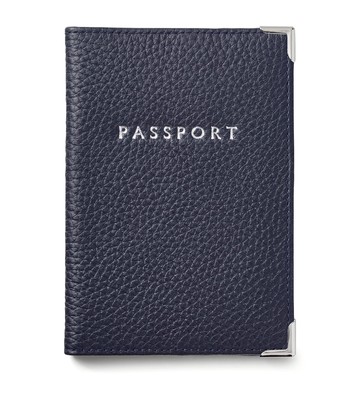 Aspinal Of London Leather Passport Cover