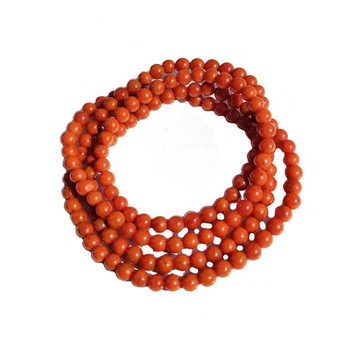 天然涼山南紅瑪瑙手鏈原石滿肉手串項鏈柿子紅火焰紅錦紅無燒無染