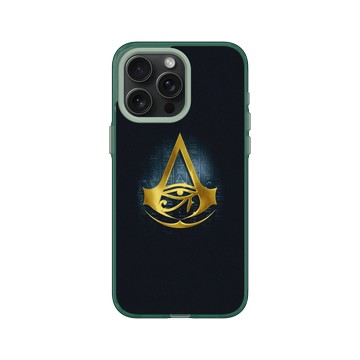 iPhone 15 Pro Max Clear 憂墨綠 - Assassin's Creed - Origins Logo