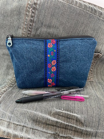 Denim Pouch 牛仔布收納袋 化妝袋