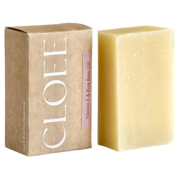CLOEE 維他命E&米糠油 臉部身體皂 103g 天然手工皂 溫和保濕 全家適用  1個