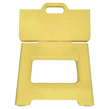 大+小 秒開超輕承重可提折疊凳組  檸檬黃  1組