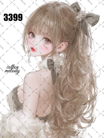 original sticker no.3399 人物貼紙 原創貼紙 原創人物貼紙 裝飾貼紙 cotton melody