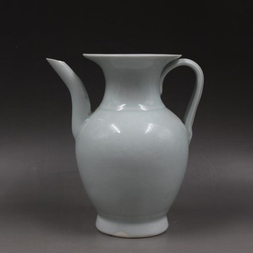 南宋湖田窯影青刻花執壺酒壺仿古工藝瓷器茶道表演道具古董古玩1入