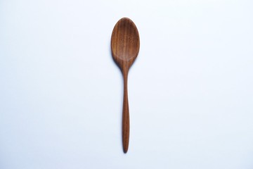 中型木勺，胡桃木