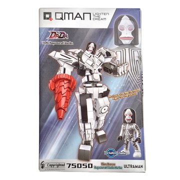 QMAn 啟蒙 超人力霸王積木 達達強化機甲  1個