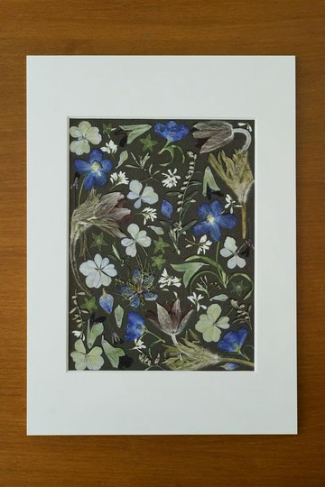 ŽIRAFA敦煌配色系列褐色押花作品藝術微噴畫家居裝飾畫芯