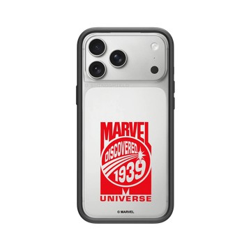 iPhone 17 Pro Max Mod NX -邊框背蓋組合 (相機按鈕) 黑 - 迪士尼-漫威 Marvel - 漫威-復古宇宙標誌