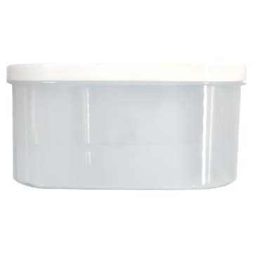 懶角落 冷凍收納盒 3000ML PP+PE材質  25.7 X 18.2 X 8.8cm  白色  1個
