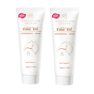 澳洲GM鴯鶓油滋潤維他命E護手霜(100g/支 2入組)