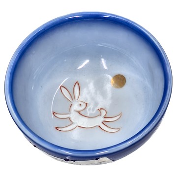 金月兔 小缽  日本制 陶瓷  XL080428-4  1個