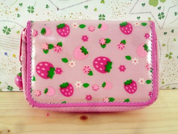 【震撼精品百貨】草莓_Strawberry~2用鎖包-粉