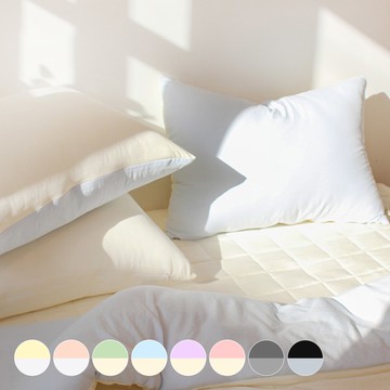 Lucid Sleep 韓國製柔軟Dear My雙面水洗枕頭套  華麗藍  40 x 60 cm  2個