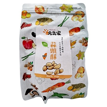 元氣家 原味蒜頭酥 濃郁蒜香酥脆口感 台灣製造  100g  1包