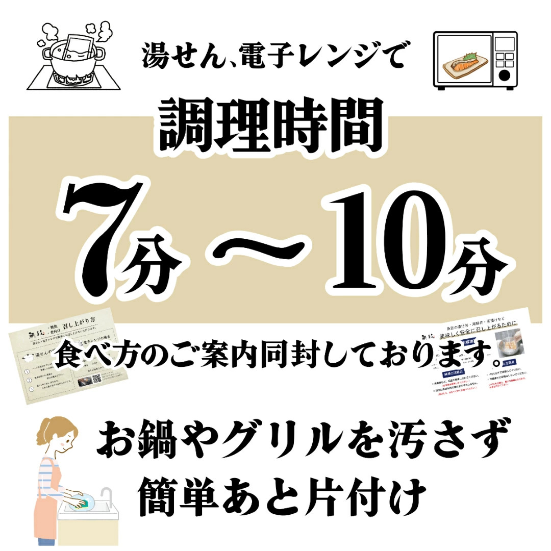 まちのさかなやさん魚政の自家製煮魚セット4切入