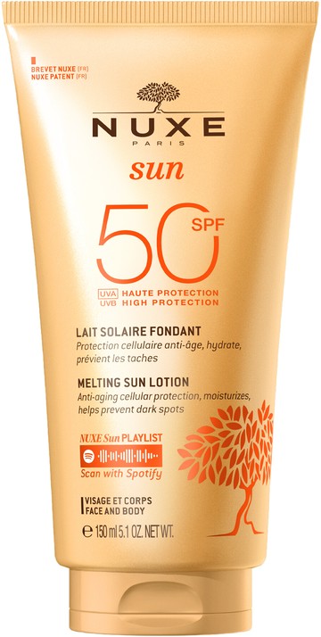 Nuxe Sun Melting Lotion for Face and Body SPF50 150ml