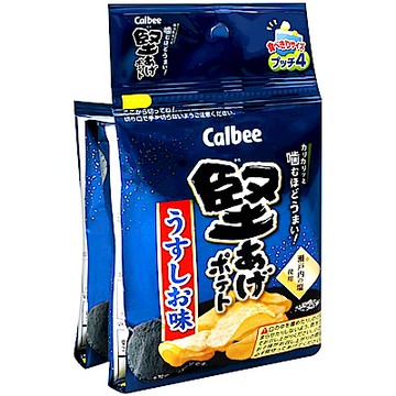 Calbee 卡樂先生4連鹽味堅脆洋芋片 60g