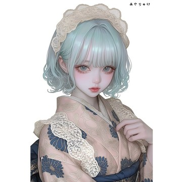 【9 月新款】07-144-0016 人物貼紙 幻想復古浪漫喫茶