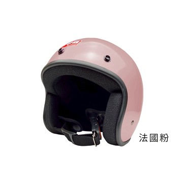 EVO 安全帽 CA-310 素色 復古騎士帽 法國粉 半拆洗 正版授權 CA310M CA310L 復古帽 半罩