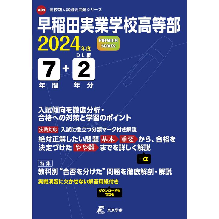 早稲田実業学校高等部 2024年度