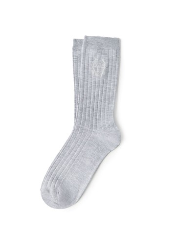 Brunello Cucinelli Cotton Logoed Socks