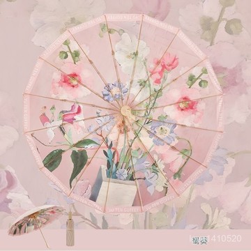 中國風雨傘 國風雨傘 漢服雨傘 莫奈雨傘 折疊雨傘 折疊傘 新款國風傘宮廷油畵傘防曬傘防紫外綫晴雨傘兩用折疊太陽傘工藝傘